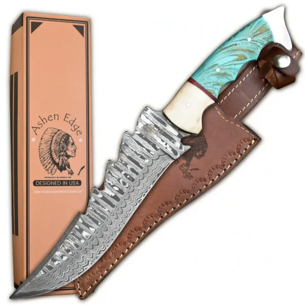 Full tang corain handle knife - Image 4