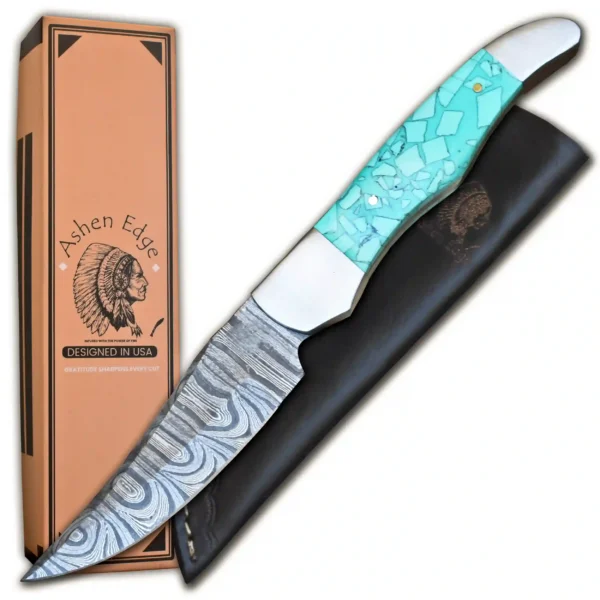 Corain handle folding knife - Image 8