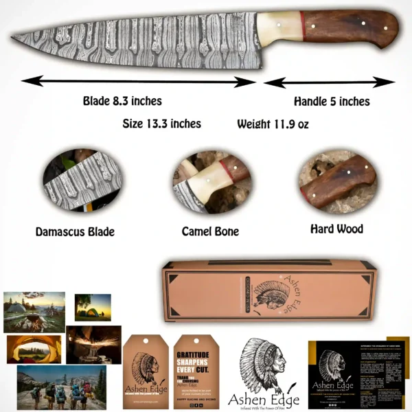 Wood hunting knife - Image 8