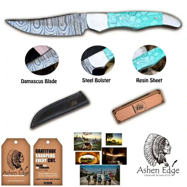 Corain handle folding knife - Image 7